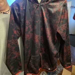 Xersion Red and Black Hoodie